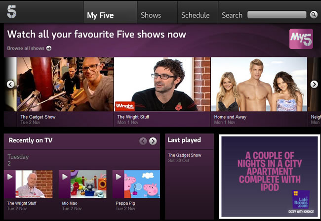 My5 Abroad - My5 outside of UK - View TV Abroad - Can You Watch Channel 5 Live On My5